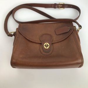 Vintage Coach Prairie Crossbody British Tan 9954